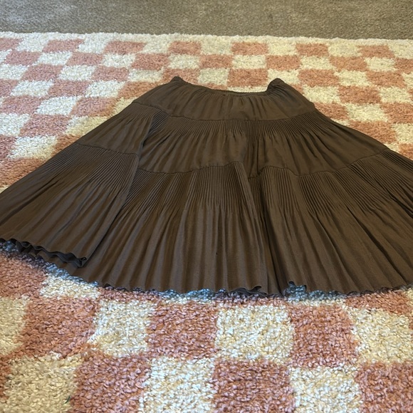 Vintage Kinloch Anderson Brown Suede Skirt - Picture 5 of 6